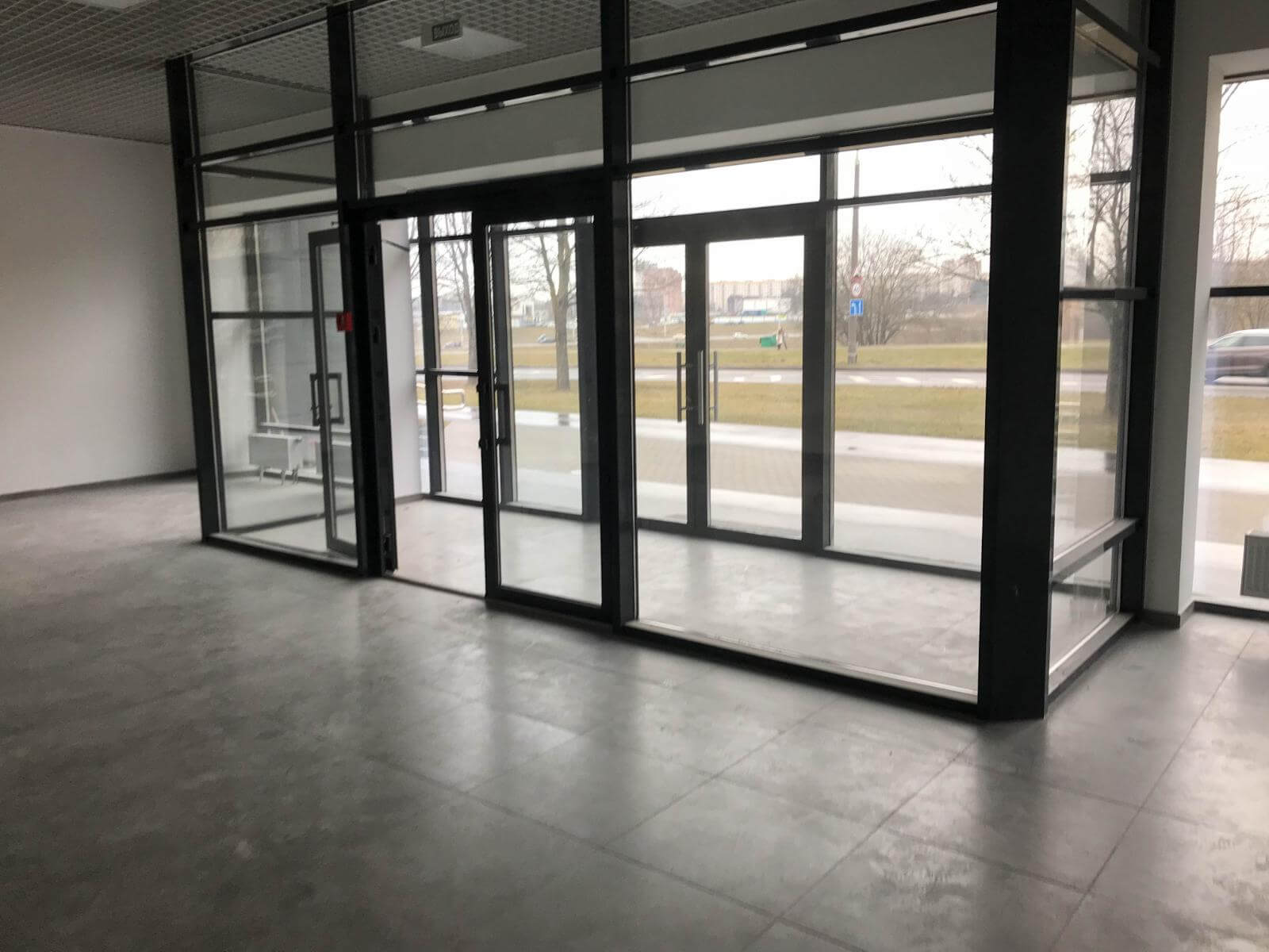 Double glazed partition